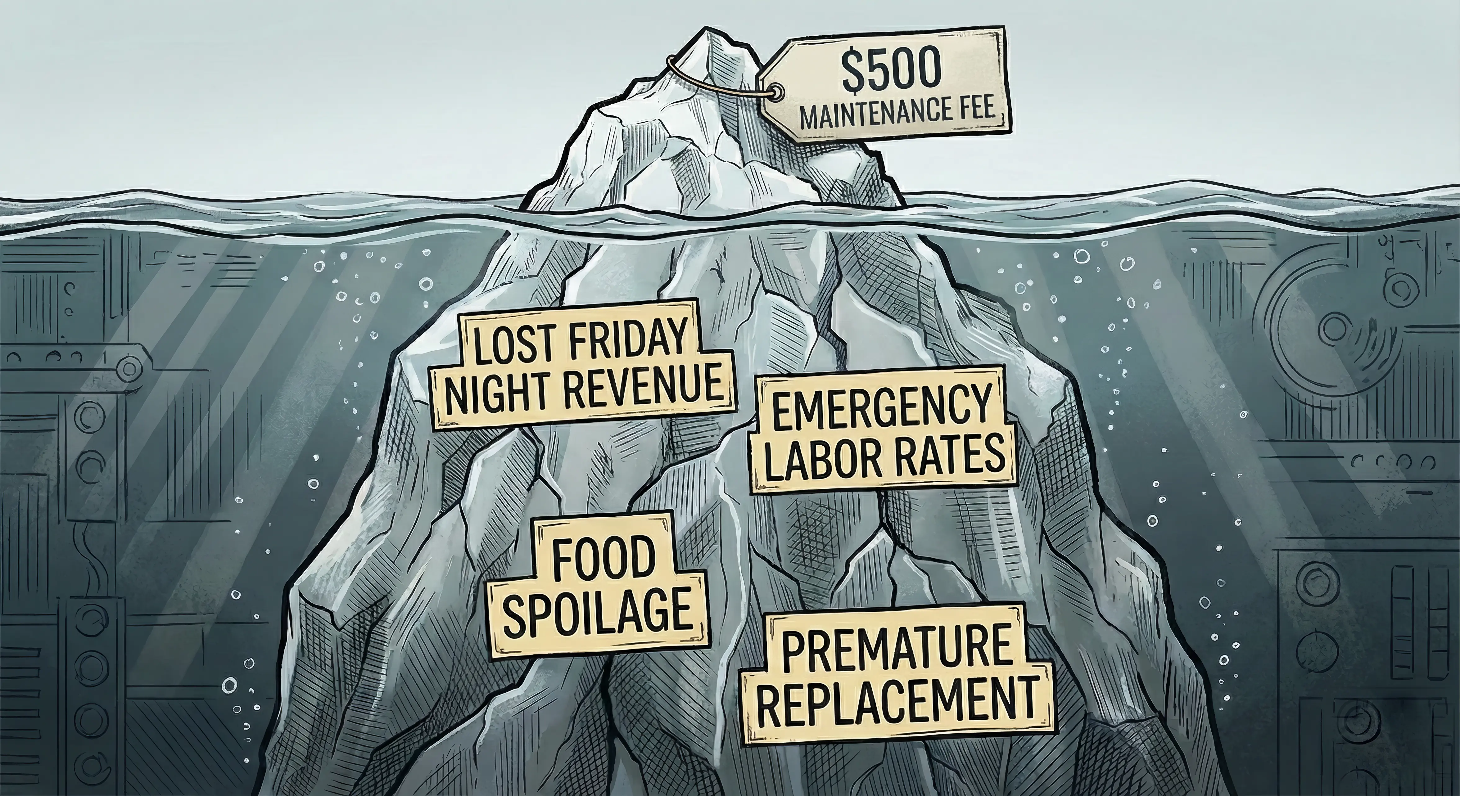 Iceberg graphic Iceberg graphic