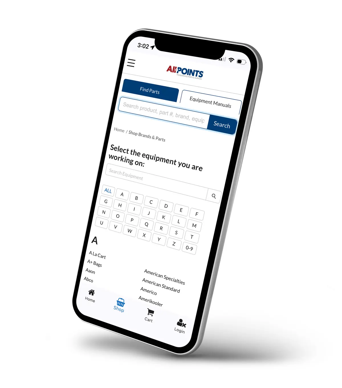 AP mobile app search