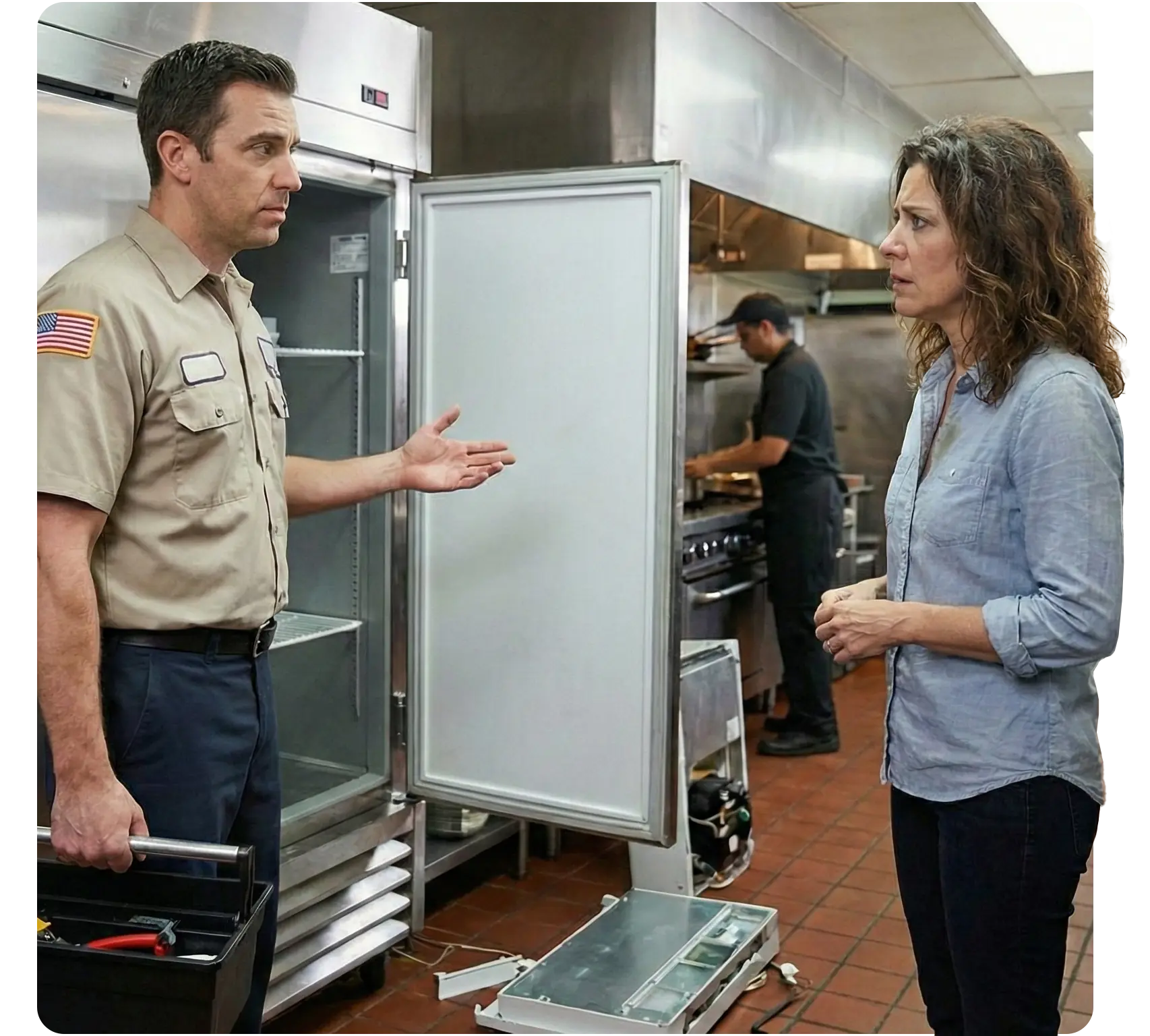 Wait time at a service center Wait time at a service center